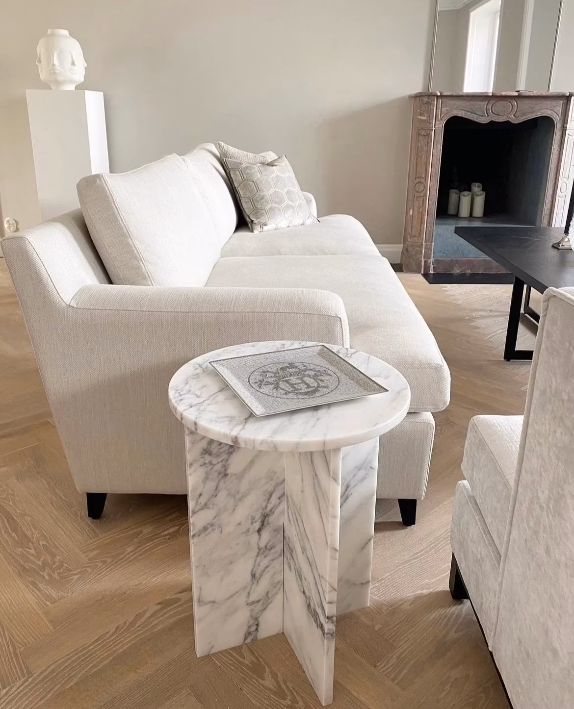 COMO Side Table Statuario