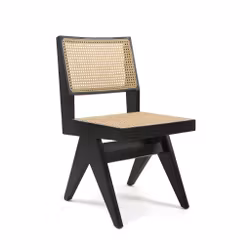 Armless Dining Chair Black