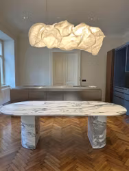 Kelly dining table 240cm Arabescato