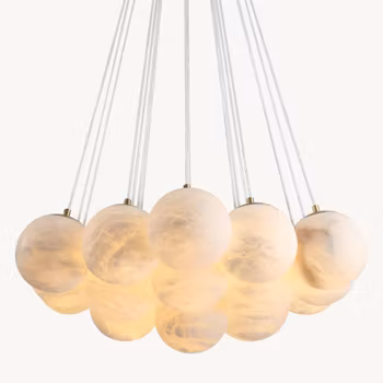 ASPEN 19 chandelier alabaster