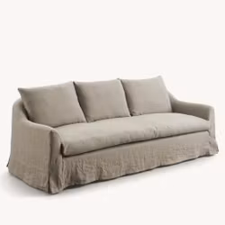 Lori linen sofa Greige