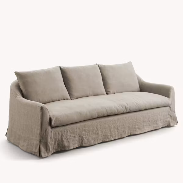 Lori linen sofa Greige