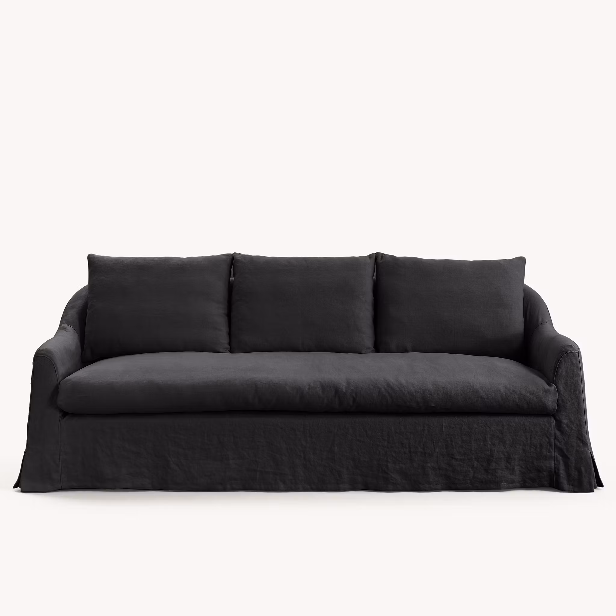 Lori linen sofa Charcoal