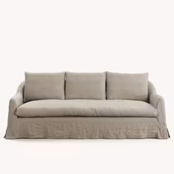 Lori linen sofa Greige