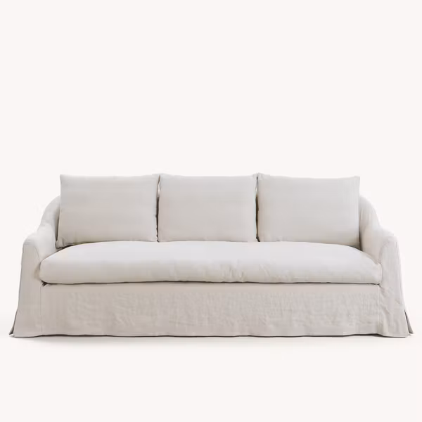 Lori linen soffa warm white