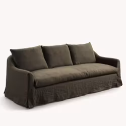 Lori linen sofa Olive