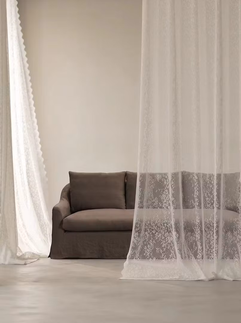 Siena Linen Sofa Walnut