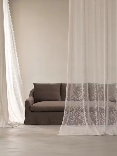 Siena Linen Sofa Walnut