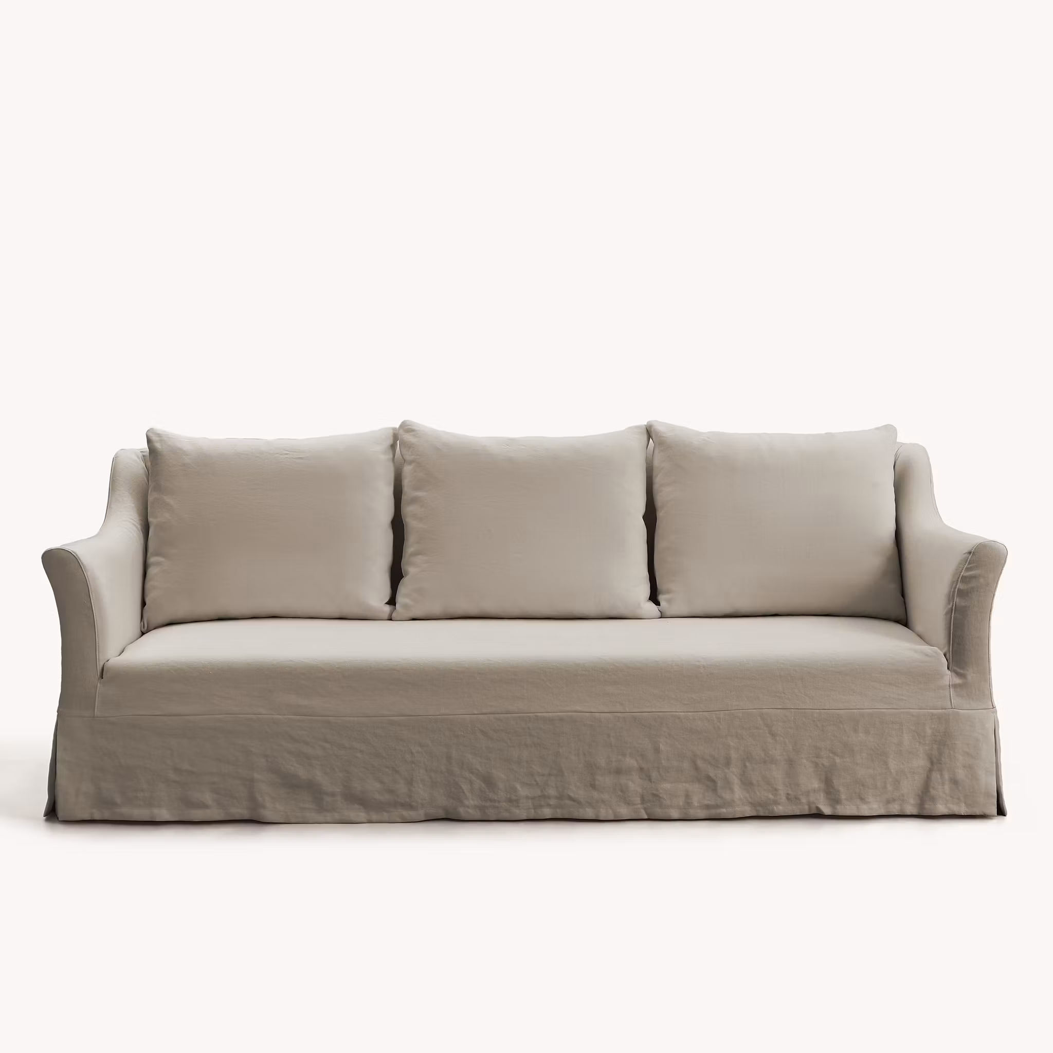 Capri Linen Sofa Oatmeal