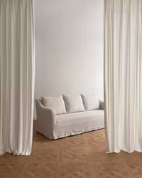 Capri Linen Sofa Oatmeal