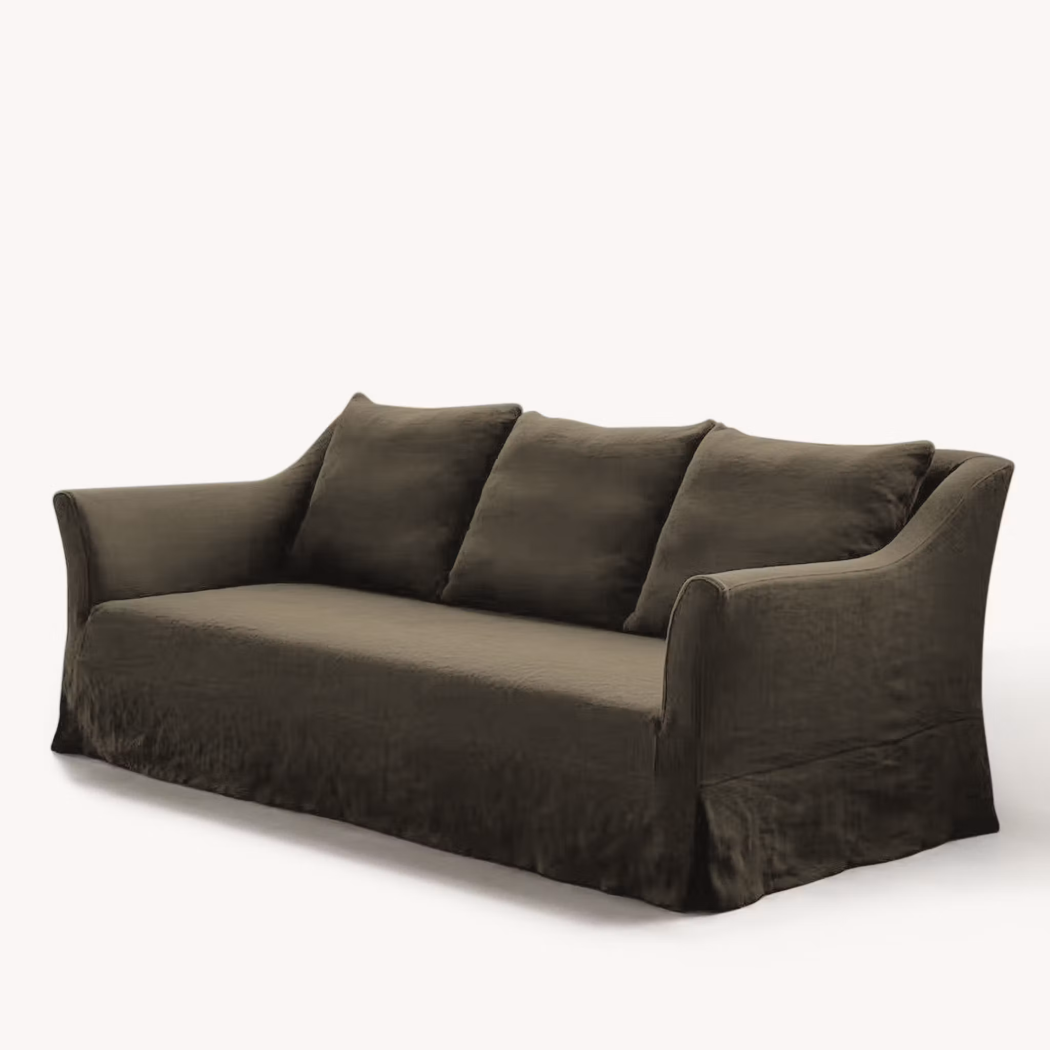 Capri Linen Sofa Olive