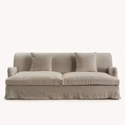 Louis Linen Sofa Oatmeal