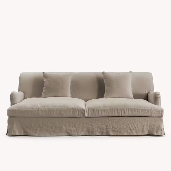 Louis Linen Sofa Oatmeal