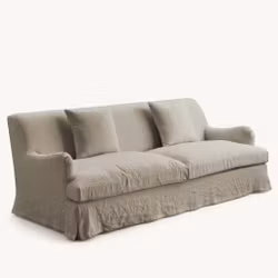 Louis Linen Sofa Oatmeal