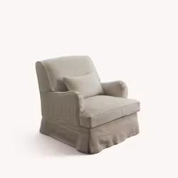 Louis Linen Armchair Oatmeal