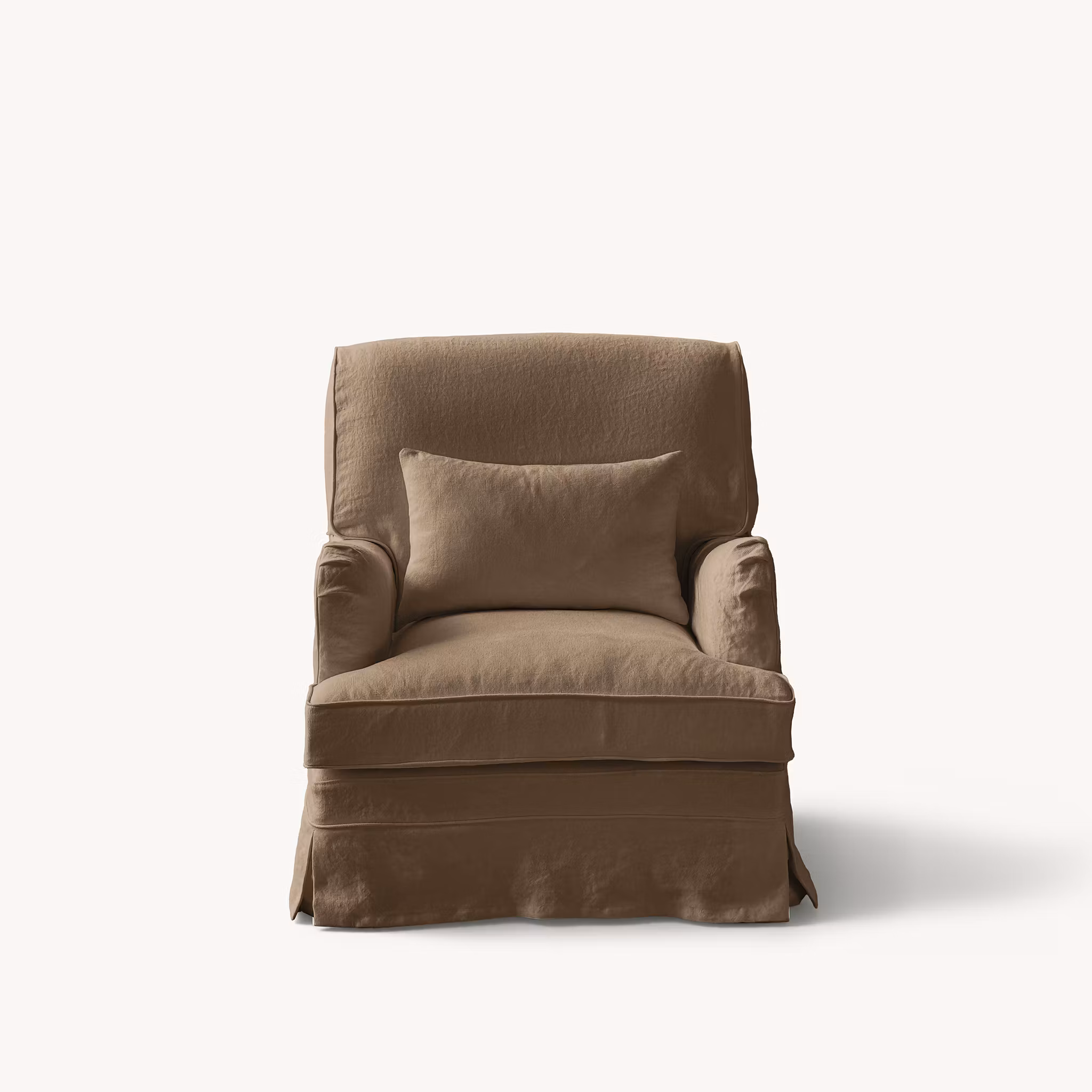 Louis Linen Armchair Dusty Ochre