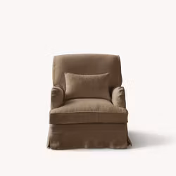 Louis Linen Armchair Dusty Ochre