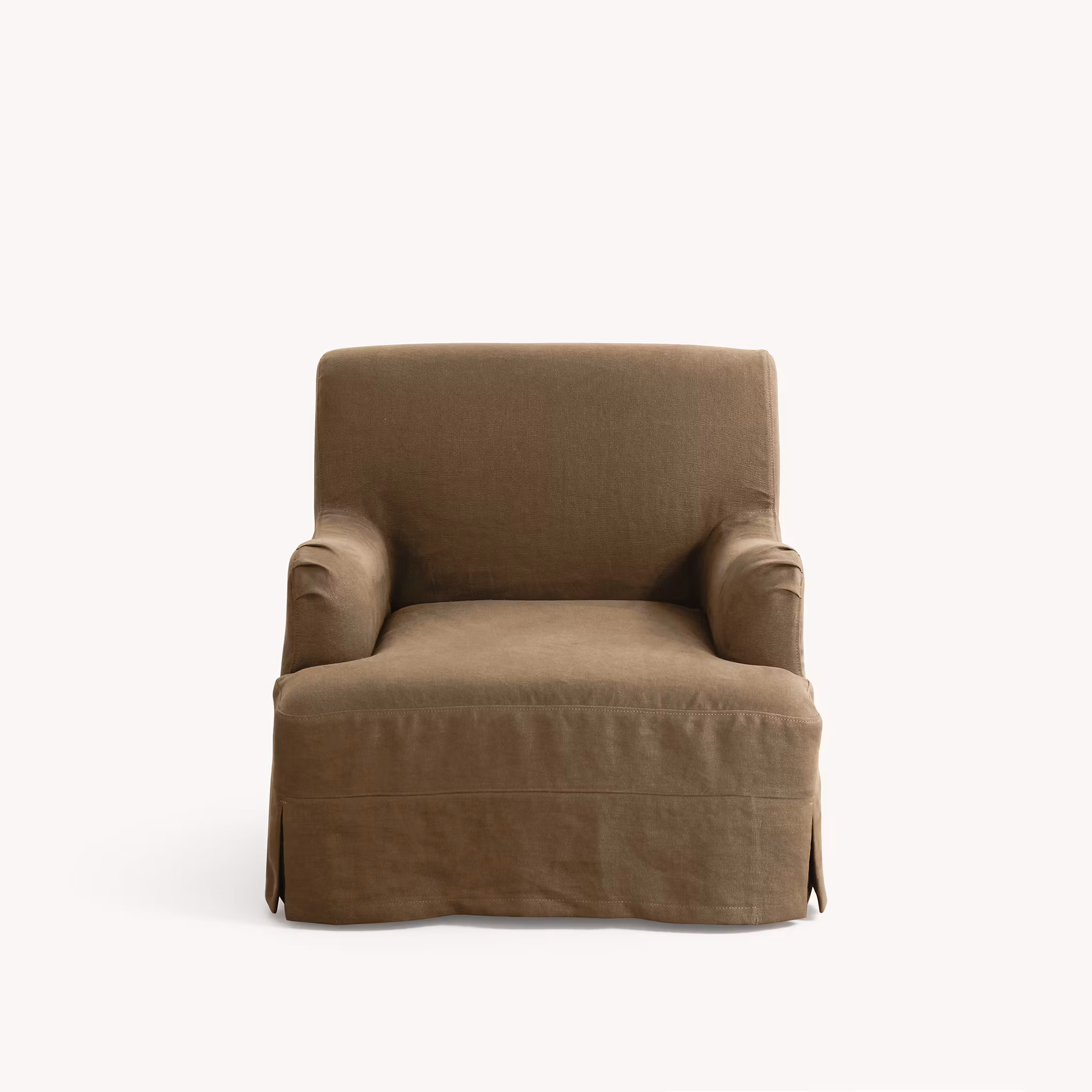 Leo Linen Armchair Dusty Ochre