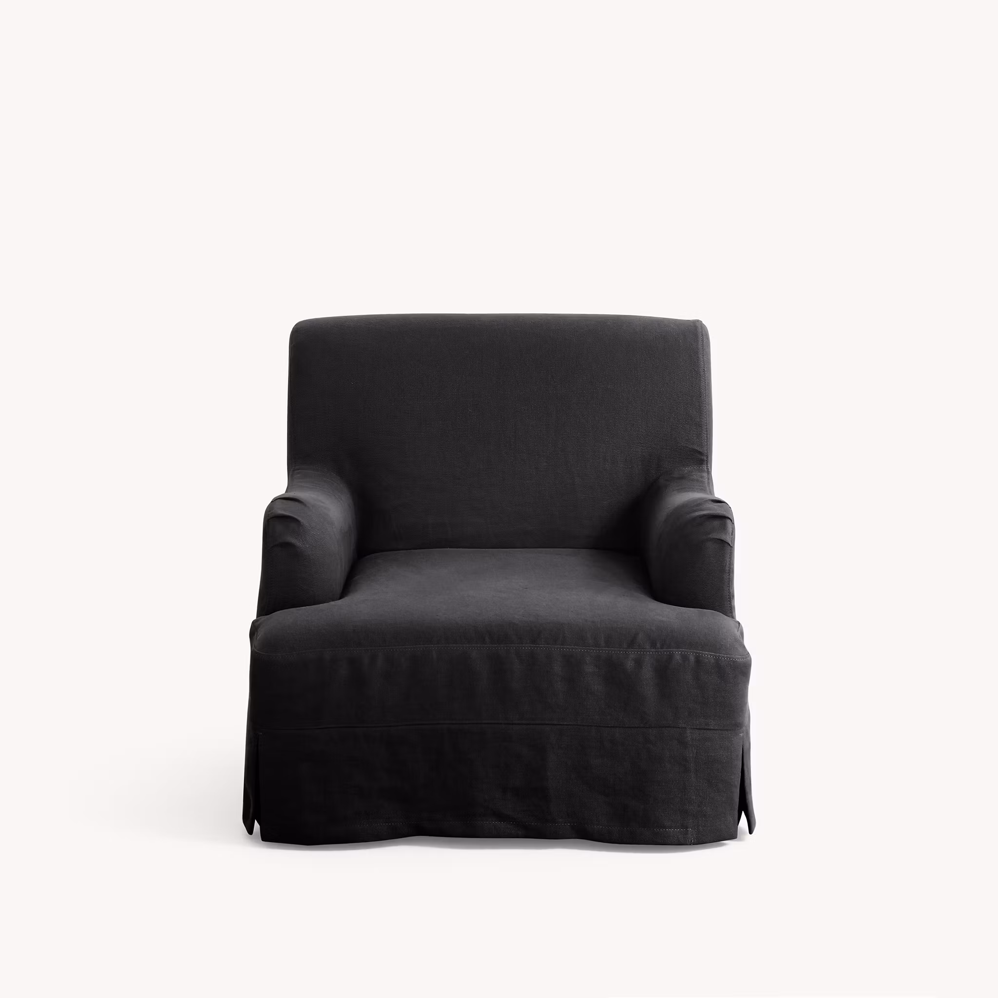 Leo Linen Armchair Charcoal