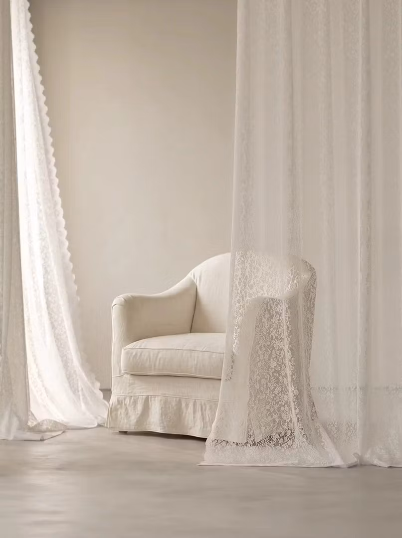 Ines Linen Armchair Warm White