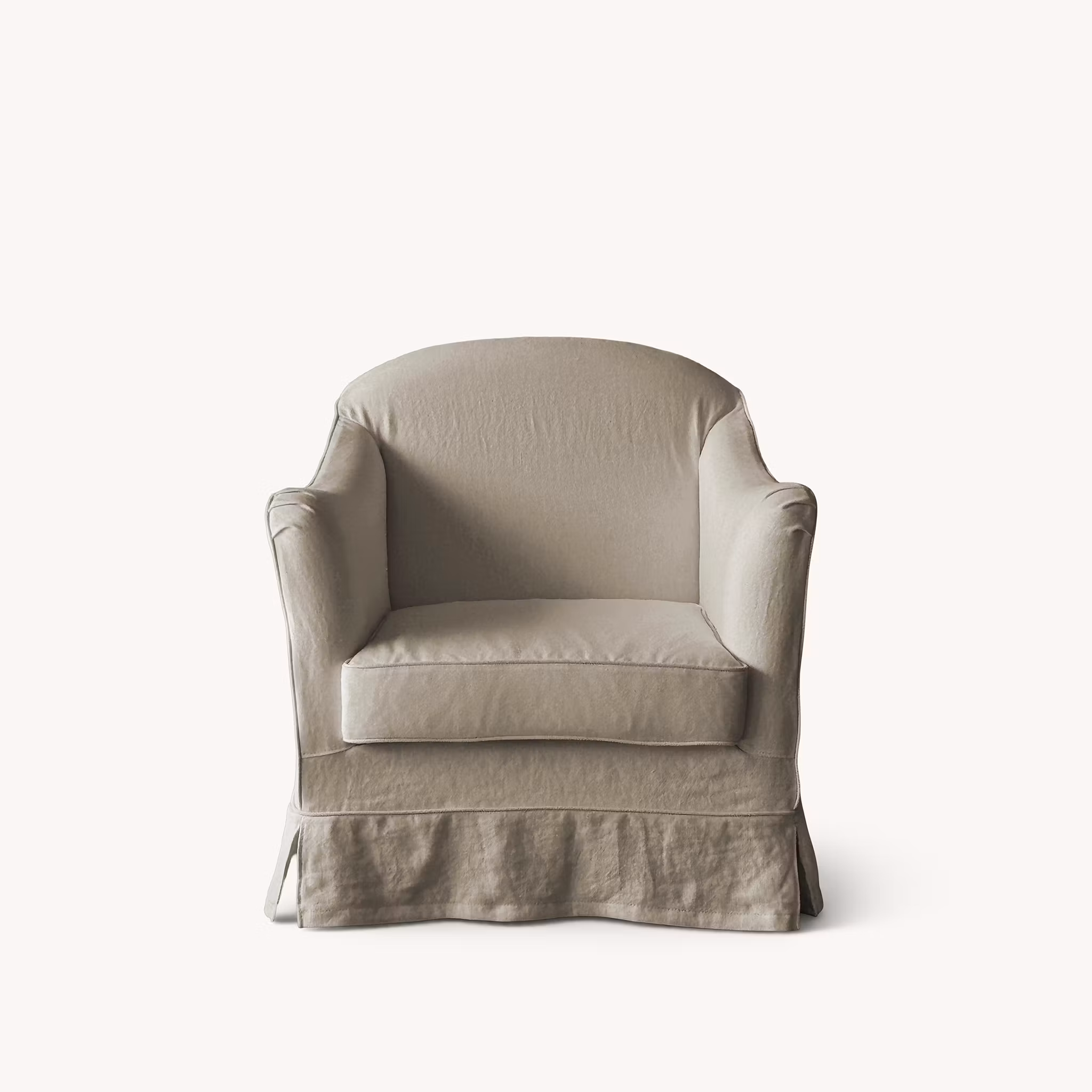 Ines Linen Armchair Oatmeal