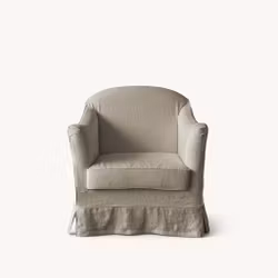 Ines Linen Armchair Oatmeal