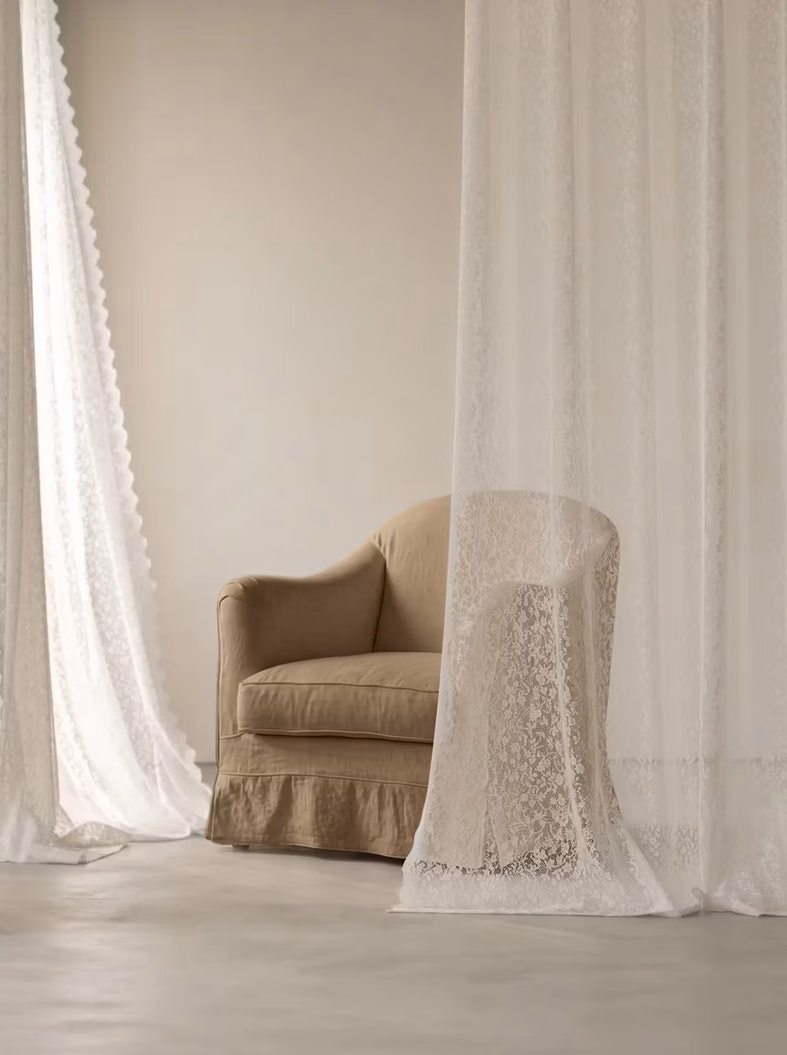 Ines Linen Armchair Dusty Ochre