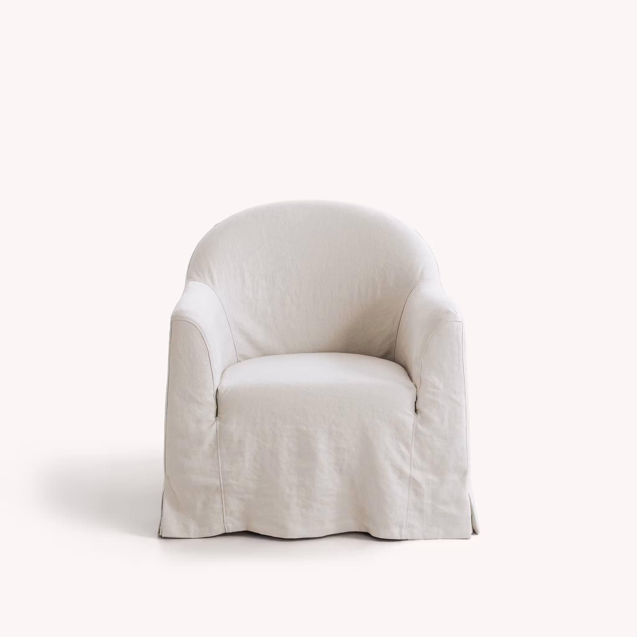 Siena Linen Armchair Warm White