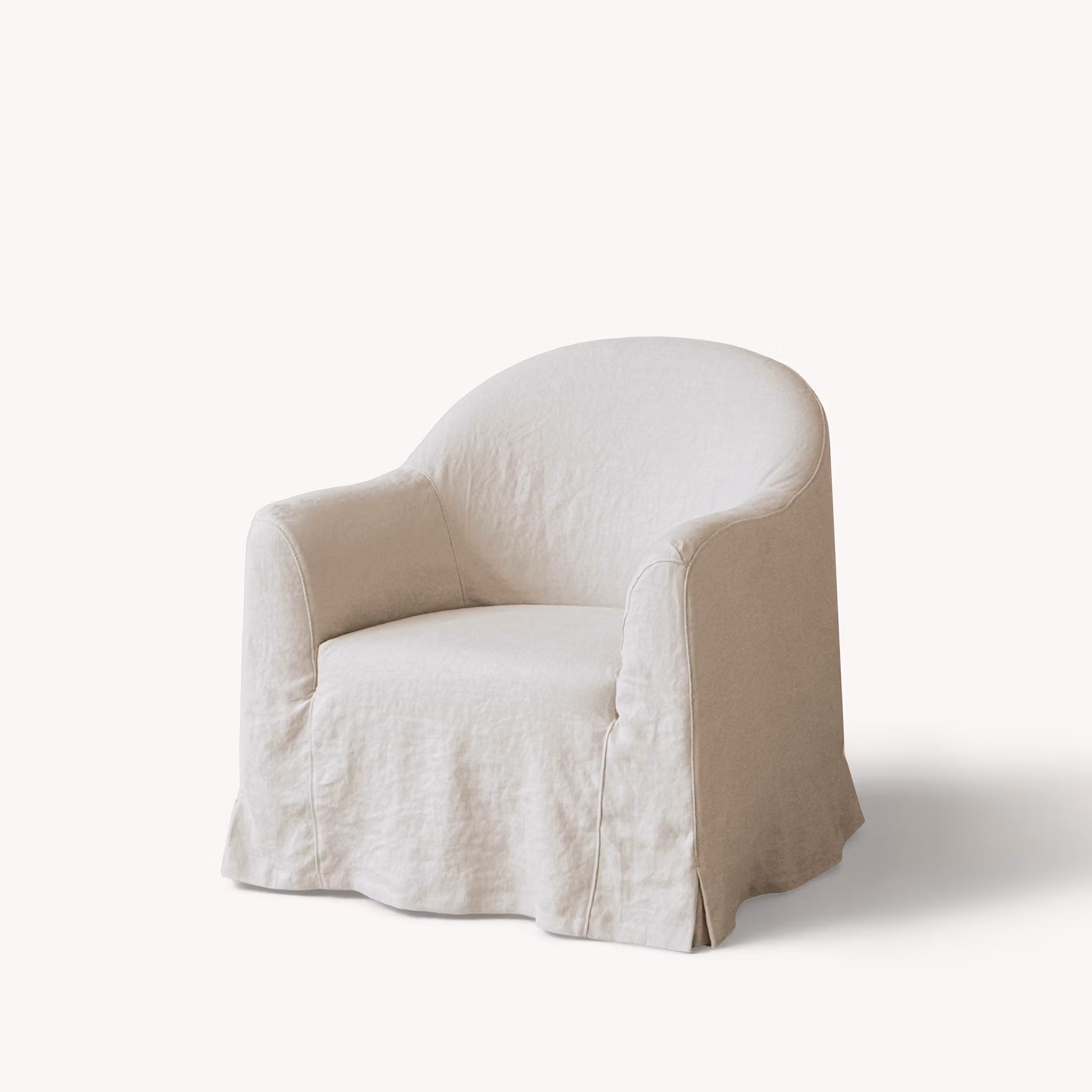 Siena Linen Armchair Warm White