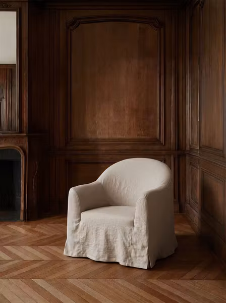 Siena Linen Armchair Oatmeal