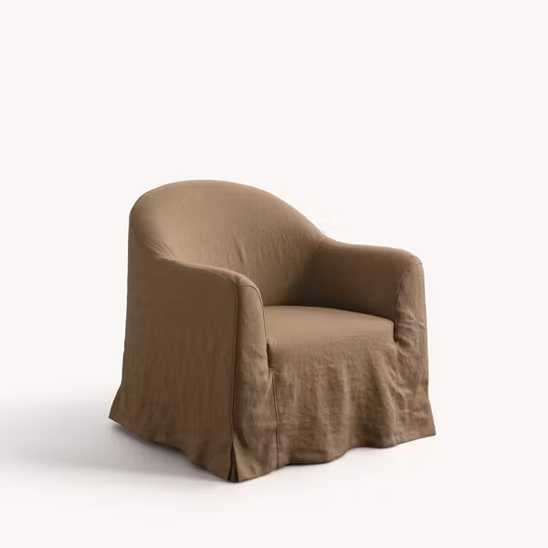 Siena Linen Armchair Dusty Ochre