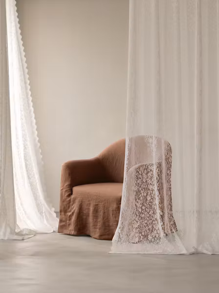Siena Linen Armchair Terracotta