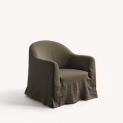 Siena Linen Armchair Olive