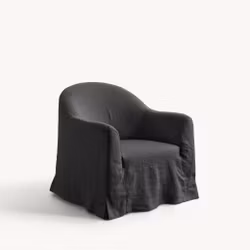 Siena Linen Armchair Charcoal