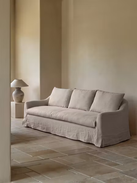 Siena Linen Sofa Oatmeal