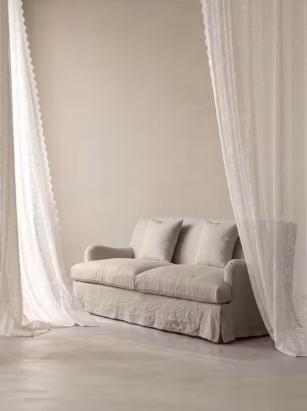Louis Linen Sofa Oatmeal