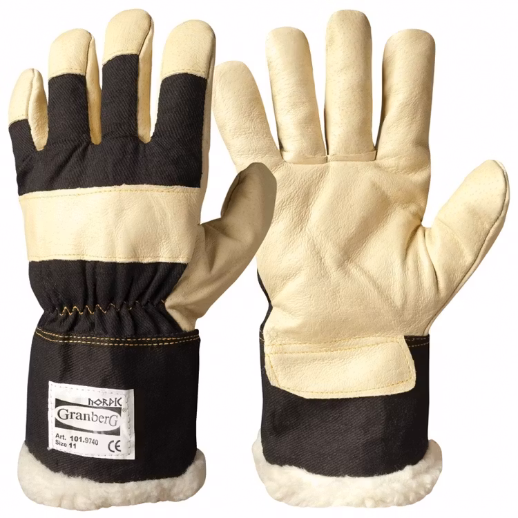 Granberg® arbetshandskar i svinnarv, vinterfodrad
