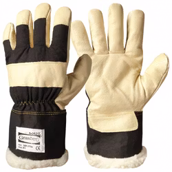 6-pack Vinterfodrade arbetshandskar i svinnarv