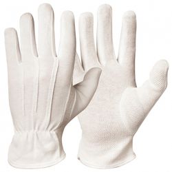 12-pack Granberg® bomullshandskar med mikronoppor i vinyl/PVC