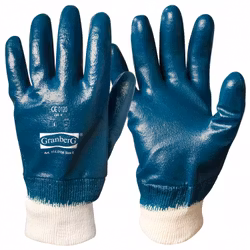 12-pack Granberg® arbetshandskar med mudd heldoppade med nitrilöverdrag