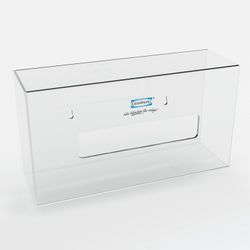 Granberg® 2-pack dispenser för engångshandskar i kraftigt plexiglas.