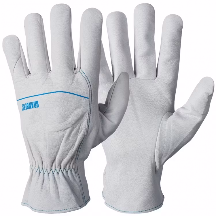 12-pack Granberg® montagehandskar i getskinn, helskinn