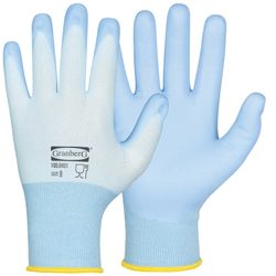 12-pack Matgodkända montagehandskar med PU-beläggning