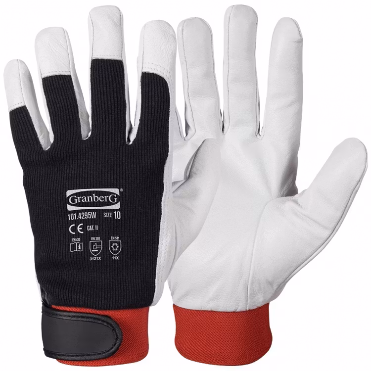 12-pack Montagehandskar varmfodrade