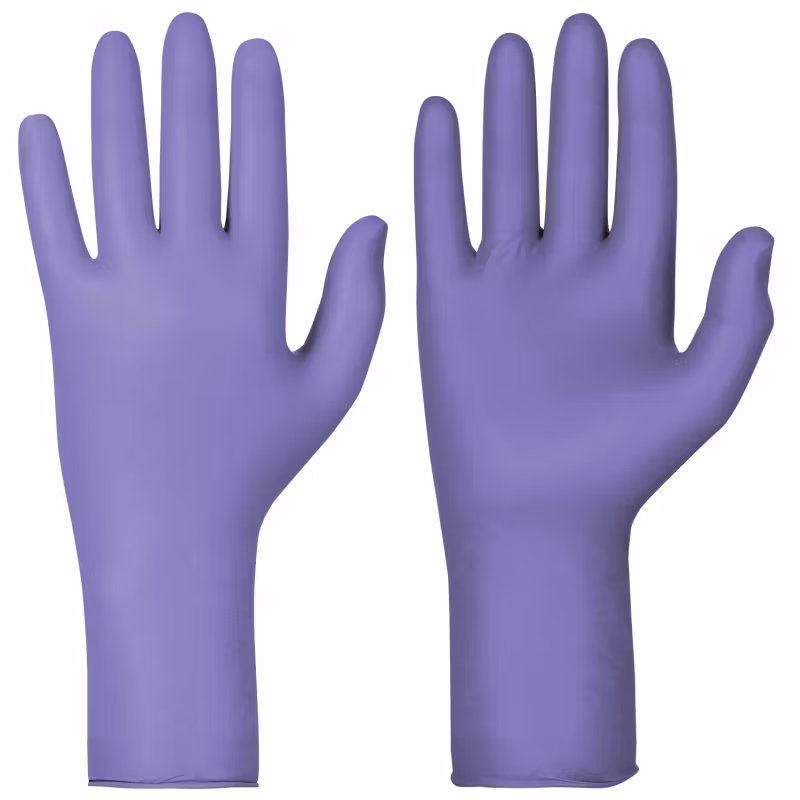 50-pack Kemikalieresistenta Nitrilhandskar, extra lång