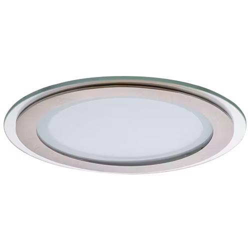 AB Arlemark 12W LED panel med glasram från Lamptime snygg finns i vitt eller eloxerad aluminium