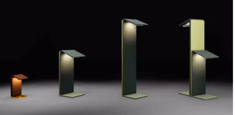 AB Arlemark Foglio 2x8W LED Trädgårdsbelysning från Puraluce Pollare med dubbla ljuskällor