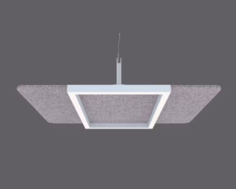 Stay-Grid akustisk nedpendlad LED armatur