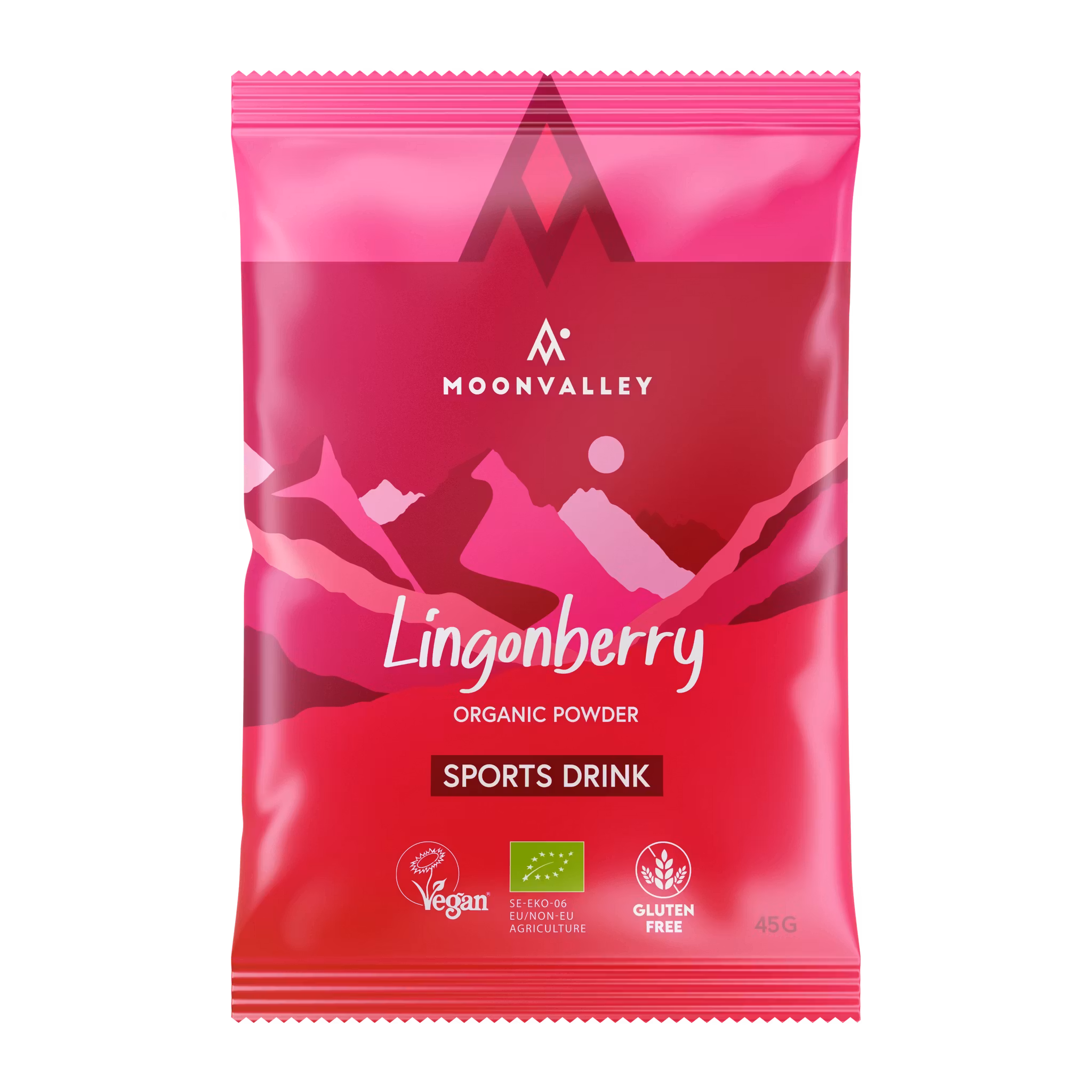 Moonvalley Ekologisk Sportdryck Lingon Portion
