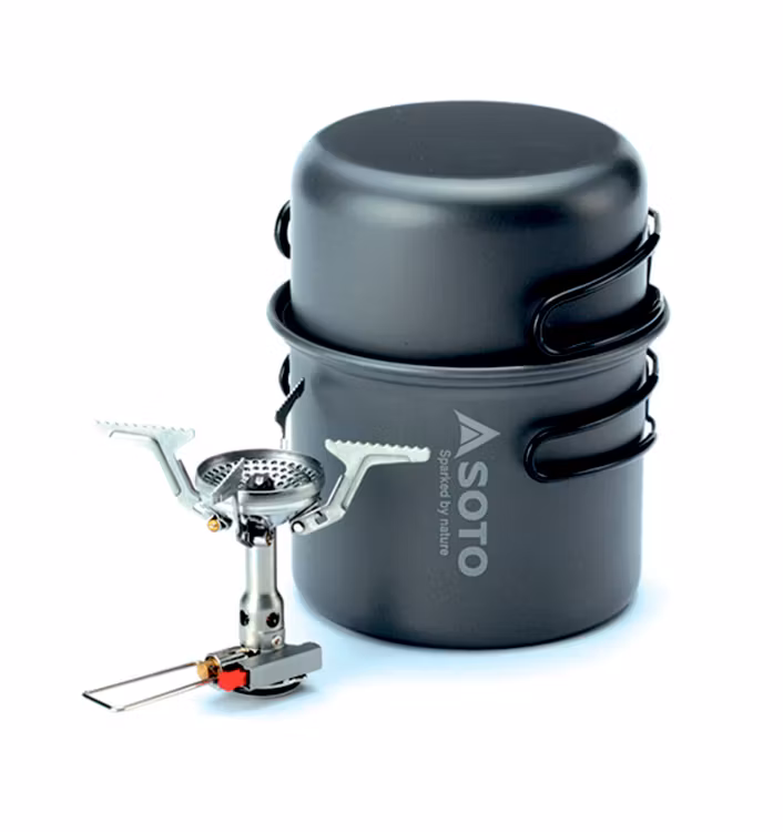 Soto Amicus with Stealth Igniter & Cook Set Combo